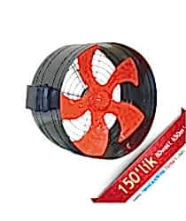 150'lik Boru Tipi Dıştan Rotorlu Kanal Fanı 150'lik Boru Tipi Dıştan Rotorlu Kanal Fanı